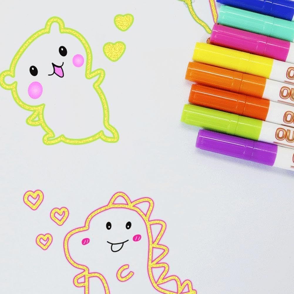 SET OD 12 OUTLINE SHIMMER MARKERA