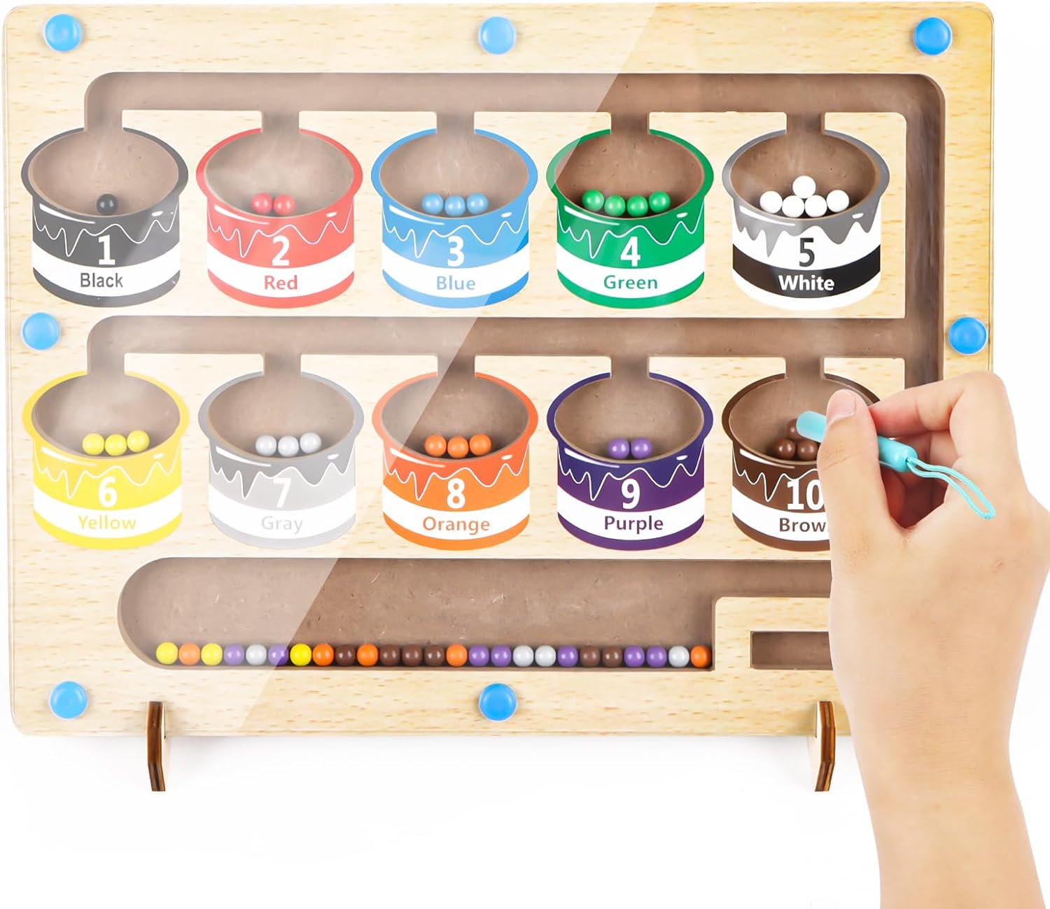 MONTESSORI EDUKATIVNA TABLA/LAVIRINT