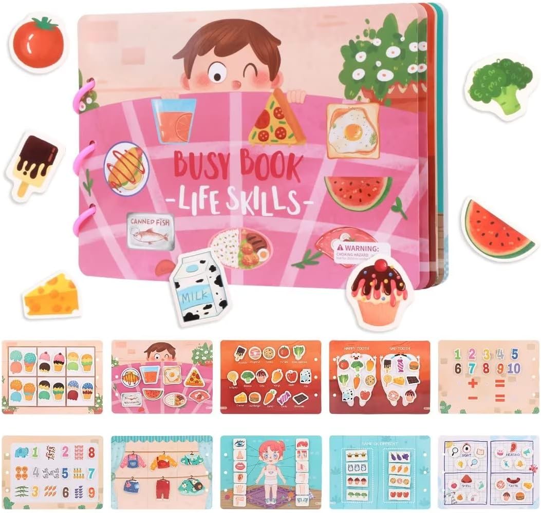 MONTESSORI INTERAKTIVNA KNJIŽICA - BUSY BOOK