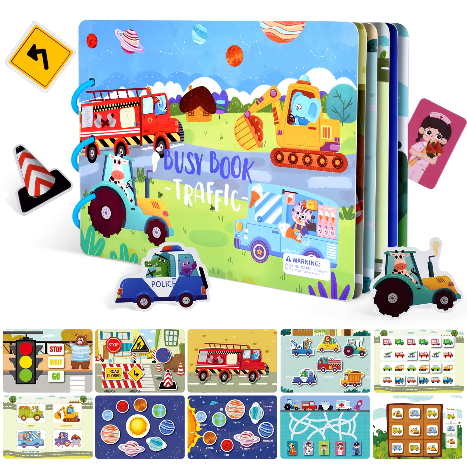 MONTESSORI INTERAKTIVNA KNJIŽICA - BUSY BOOK