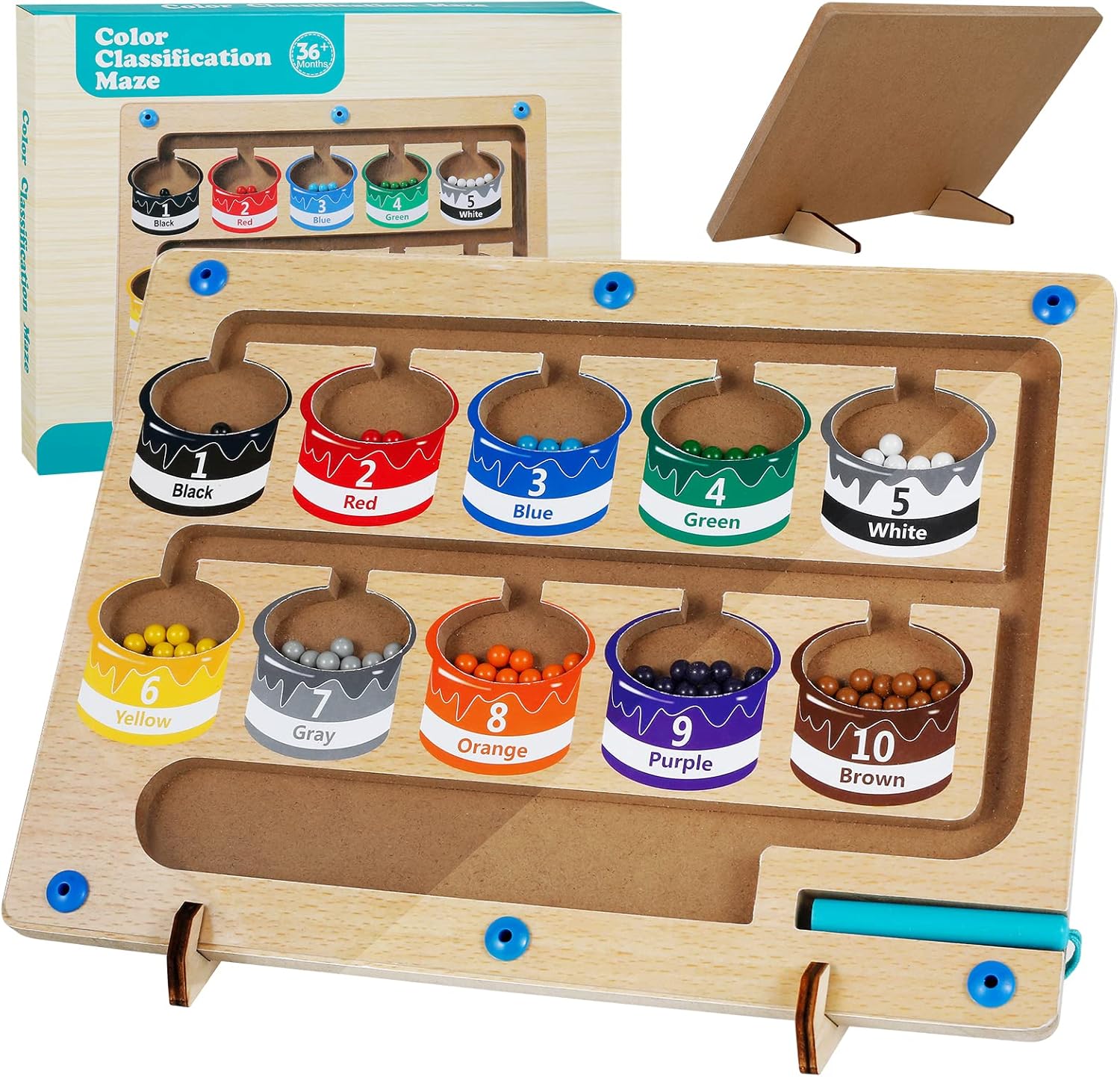 MONTESSORI EDUKATIVNA TABLA/LAVIRINT