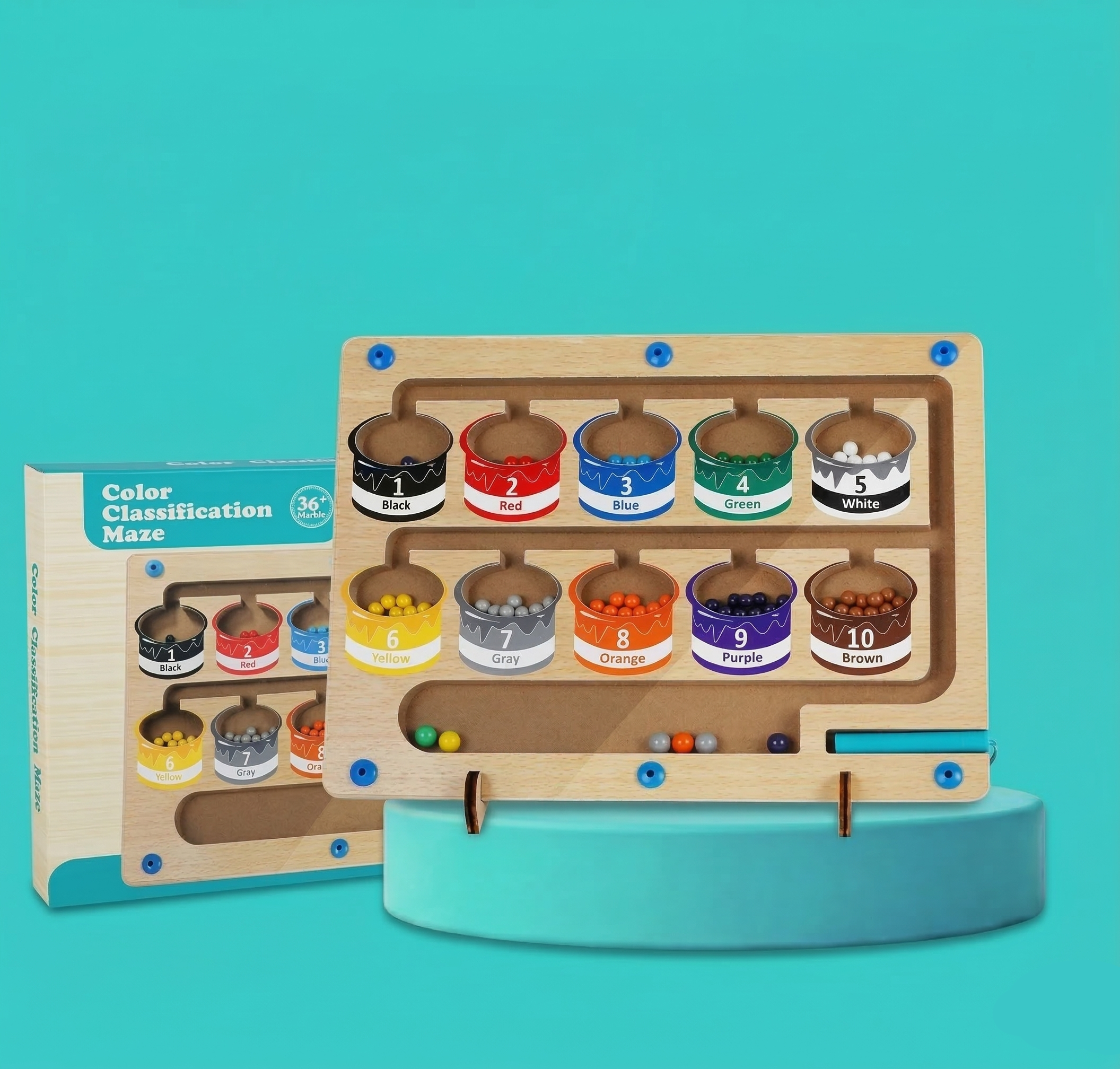 MONTESSORI EDUKATIVNA TABLA/LAVIRINT