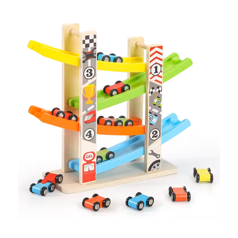 DRVENA TRKAČKA STAZA + POKLON AUTIĆI