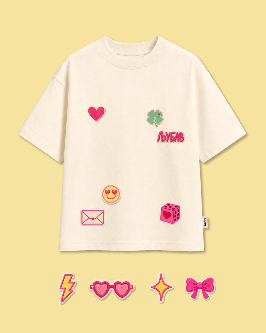 MAJICA SA STIKERIMA - More Amore Girls Edition