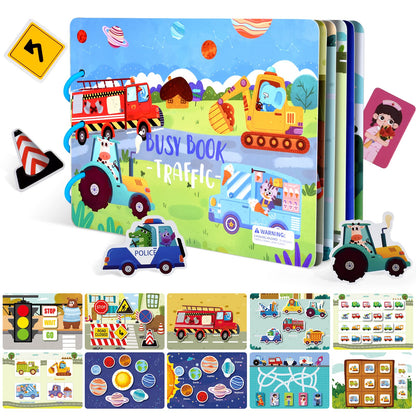 MONTESSORI INTERAKTIVNA KNJIŽICA - BUSY BOOK