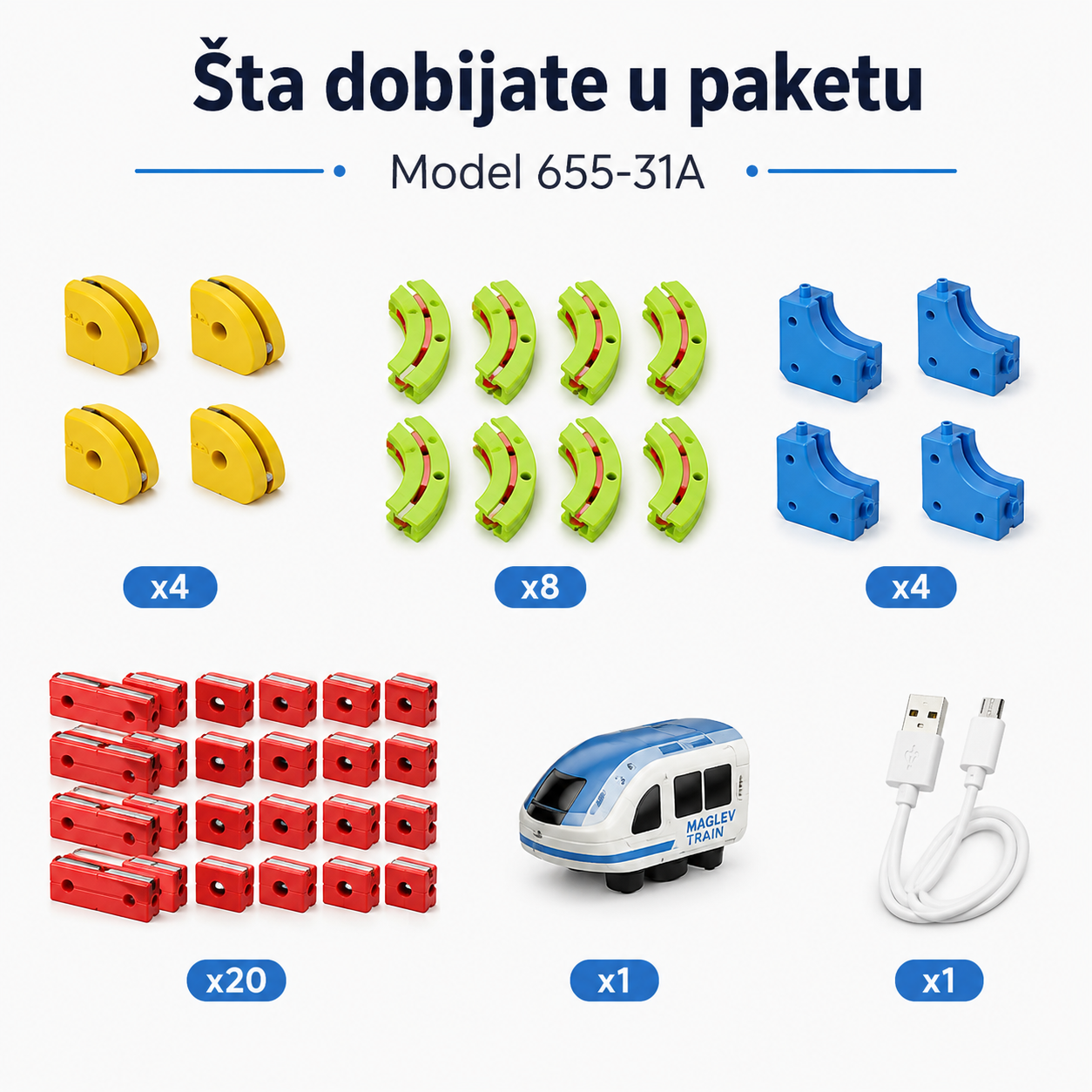 ELEKTRIČNI VOZ I 3D MAGNETNA STAZA