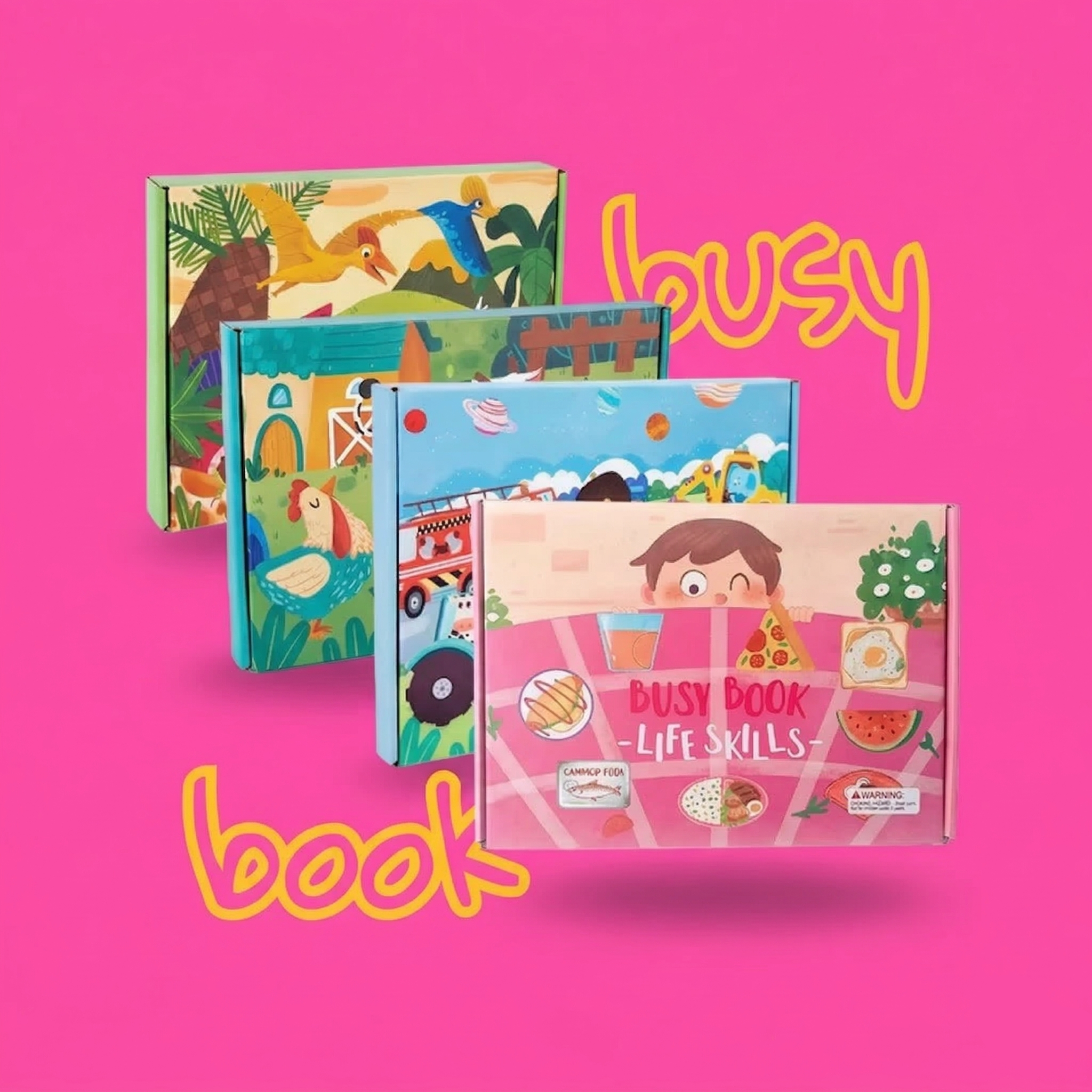 MONTESSORI INTERAKTIVNA KNJIŽICA - BUSY BOOK