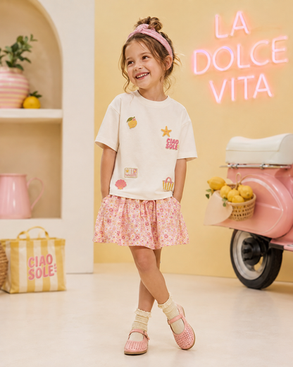 MAJICA SA STIKERIMA -  La Dolce Vita Girls Edition