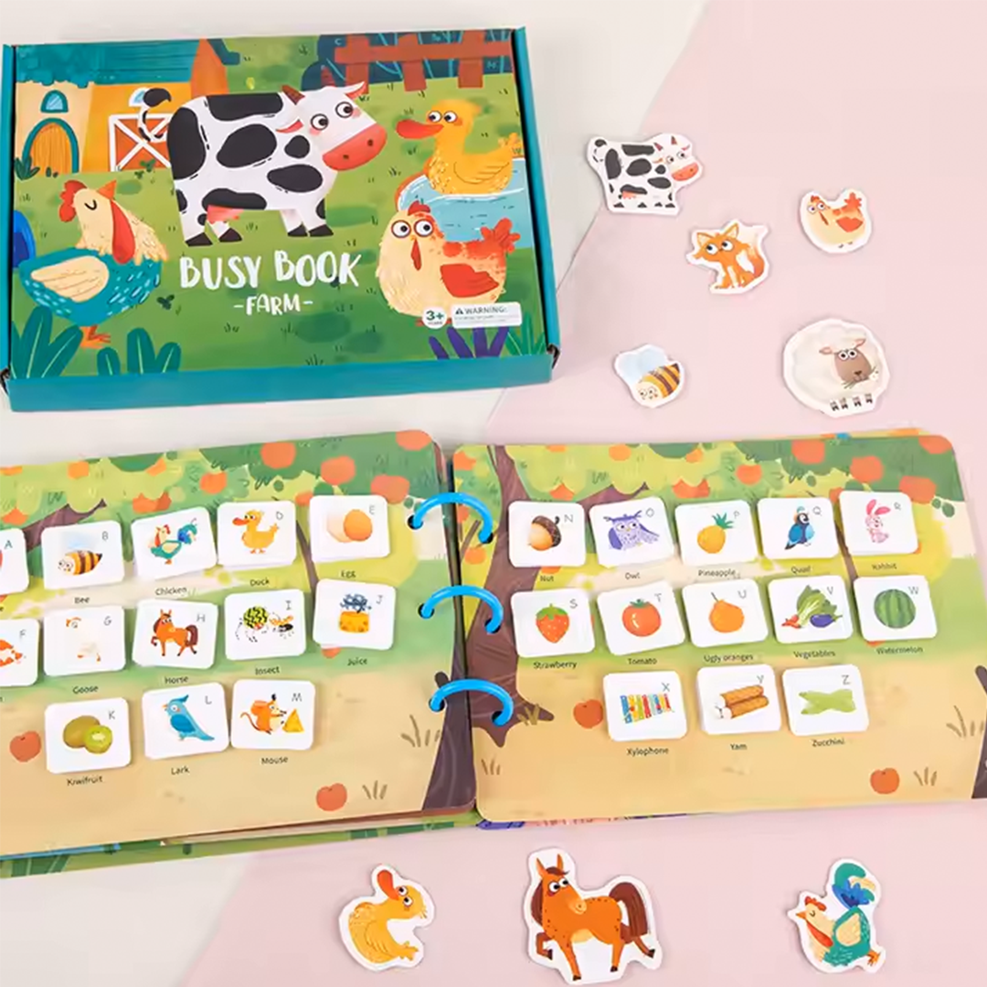 MONTESSORI INTERAKTIVNA KNJIŽICA - BUSY BOOK