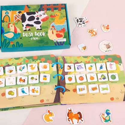 MONTESSORI INTERAKTIVNA KNJIŽICA - BUSY BOOK